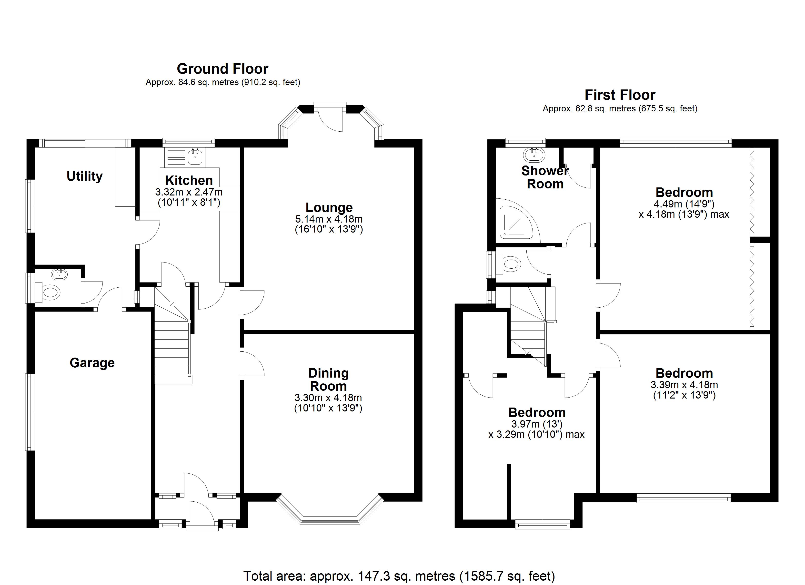 Floorplan for Bryanston Road, Solihull