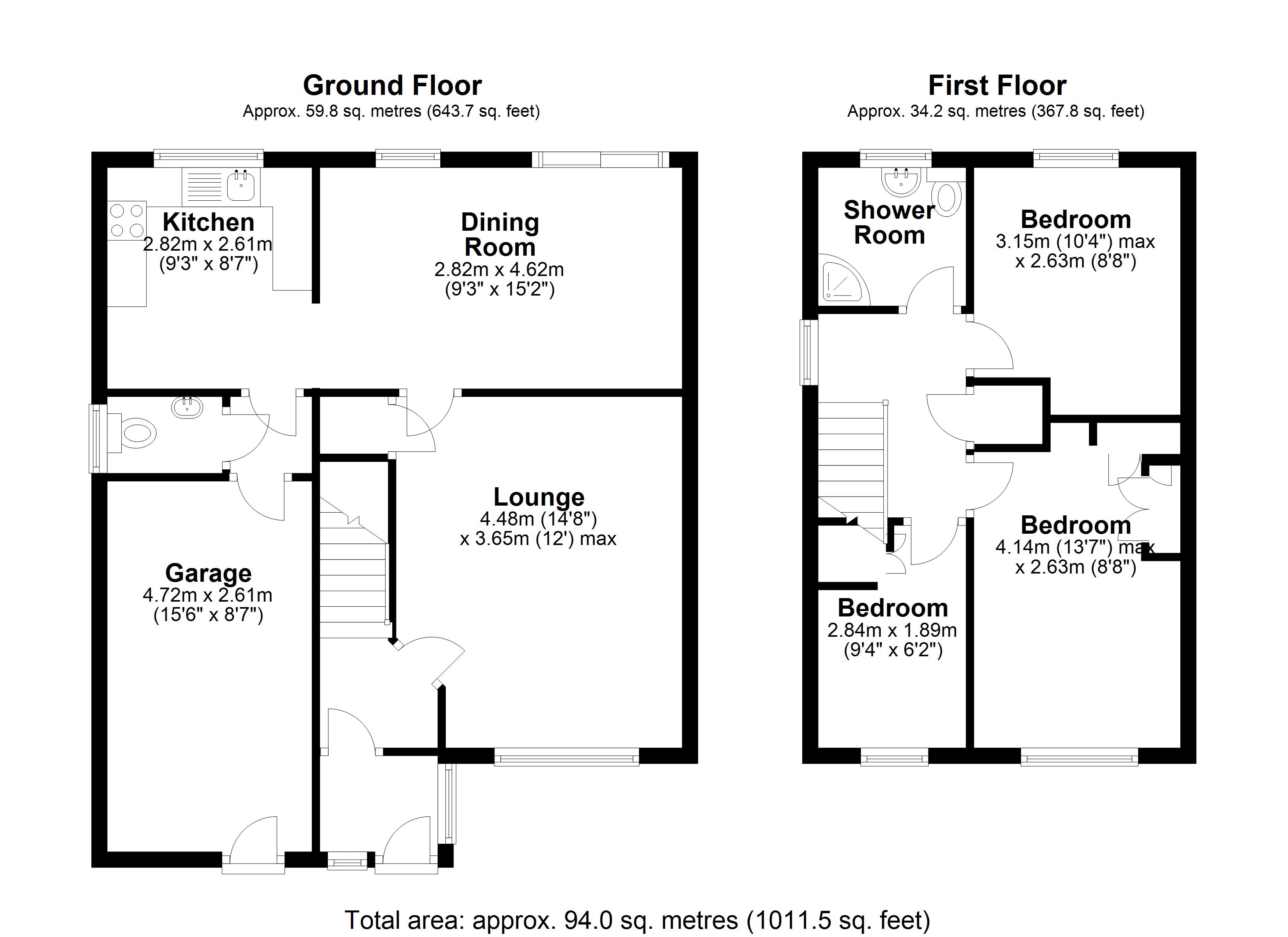 Floorplan for Blaythorn Avenue, Solihull