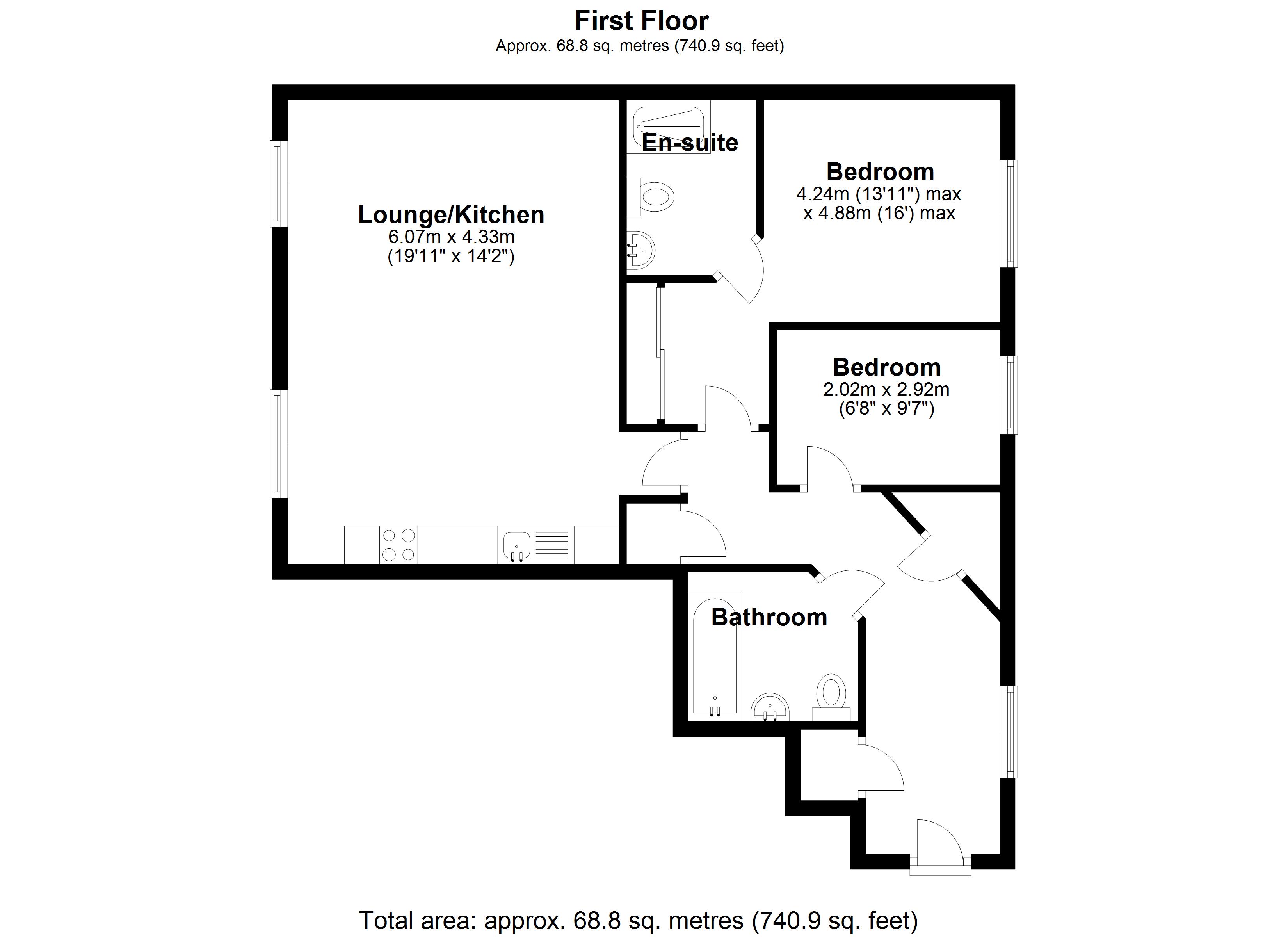 Floorplan for South Terrace, Solihull