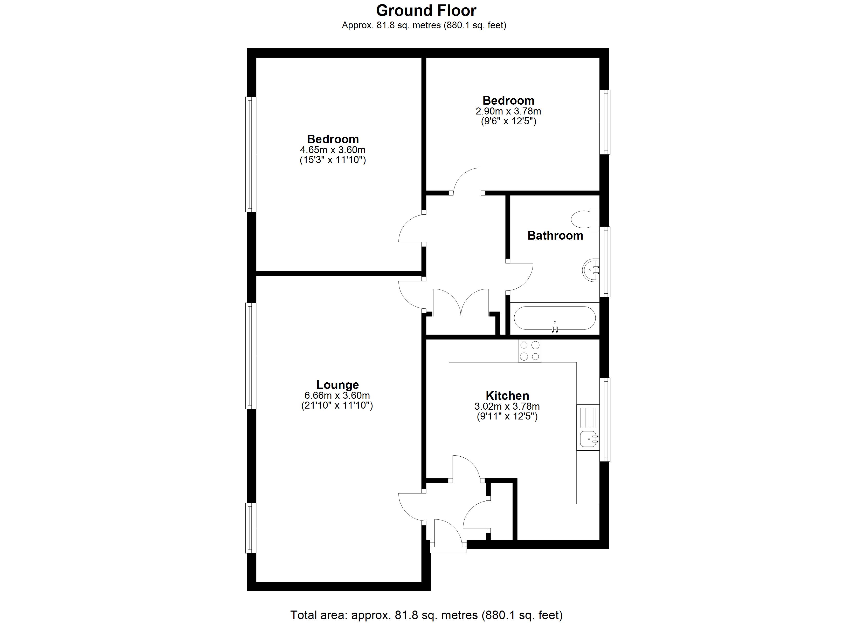 Floorplan for Cotsford, Solihull