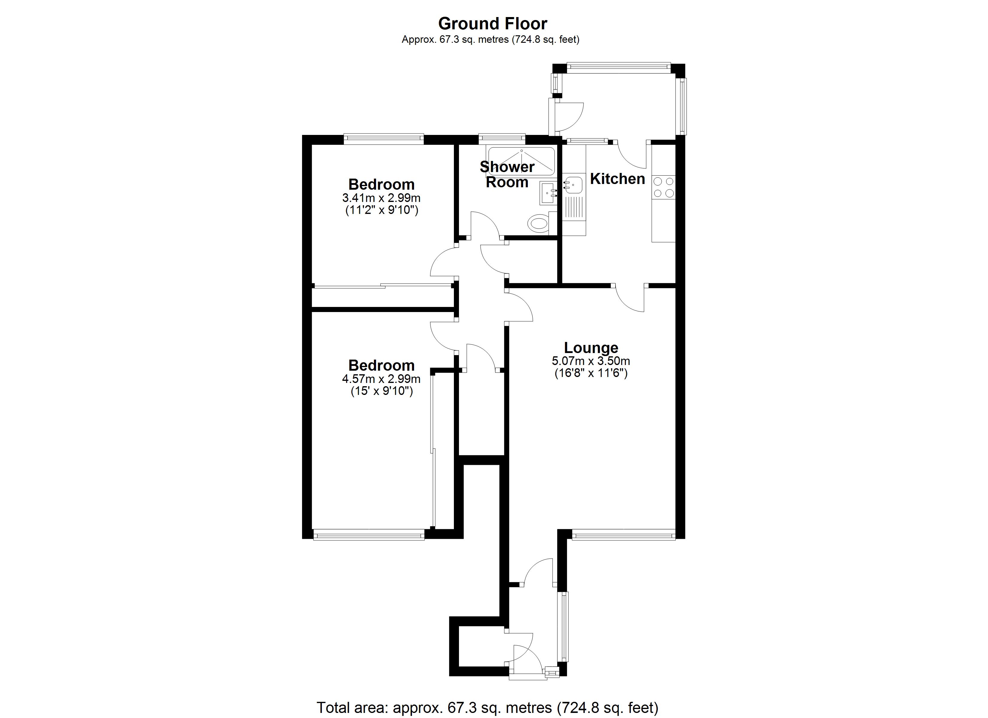 Floorplan for Walsgrave Drive, Solihull