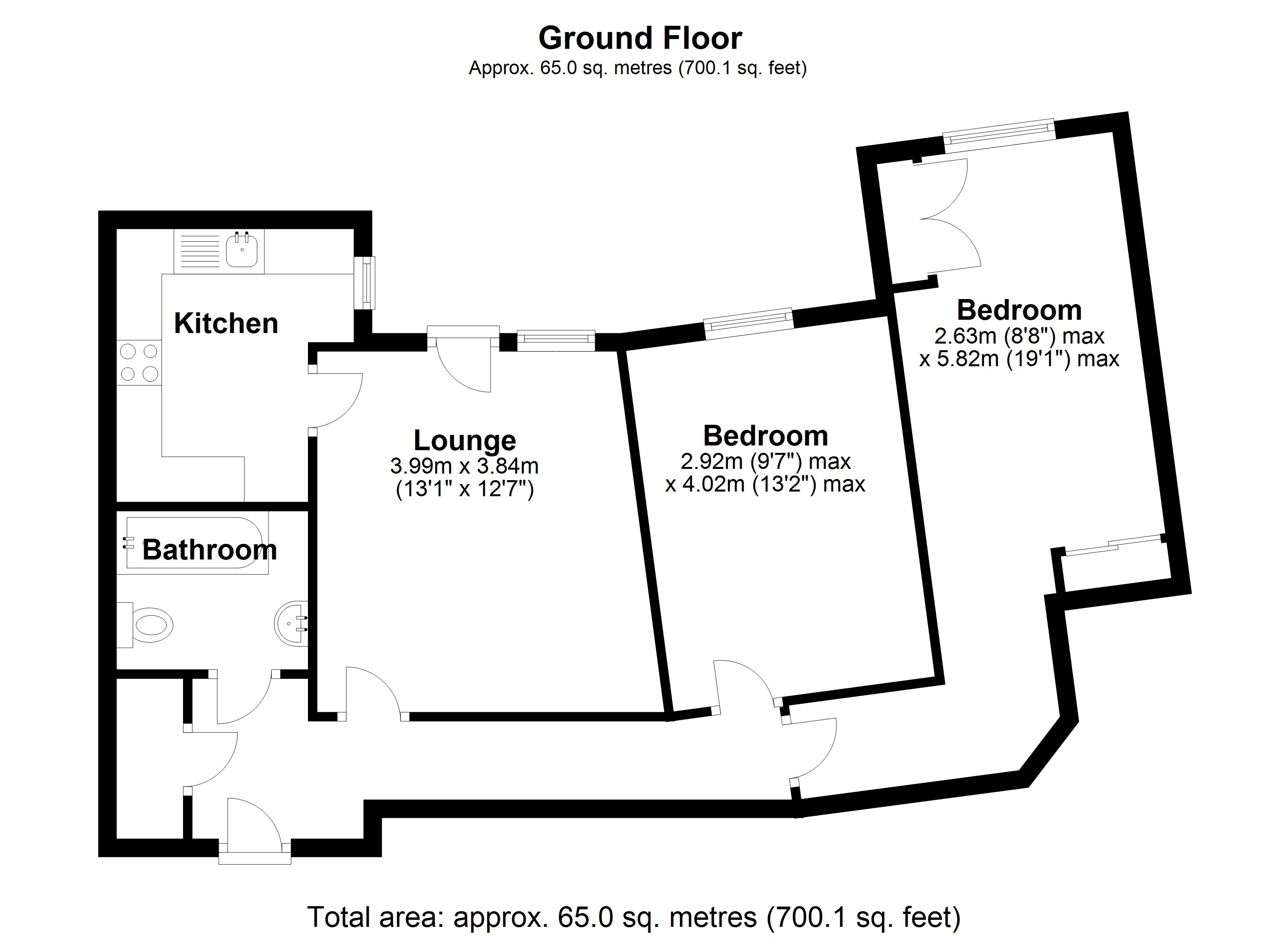 Floorplan for Tudor Lodge, Solihull