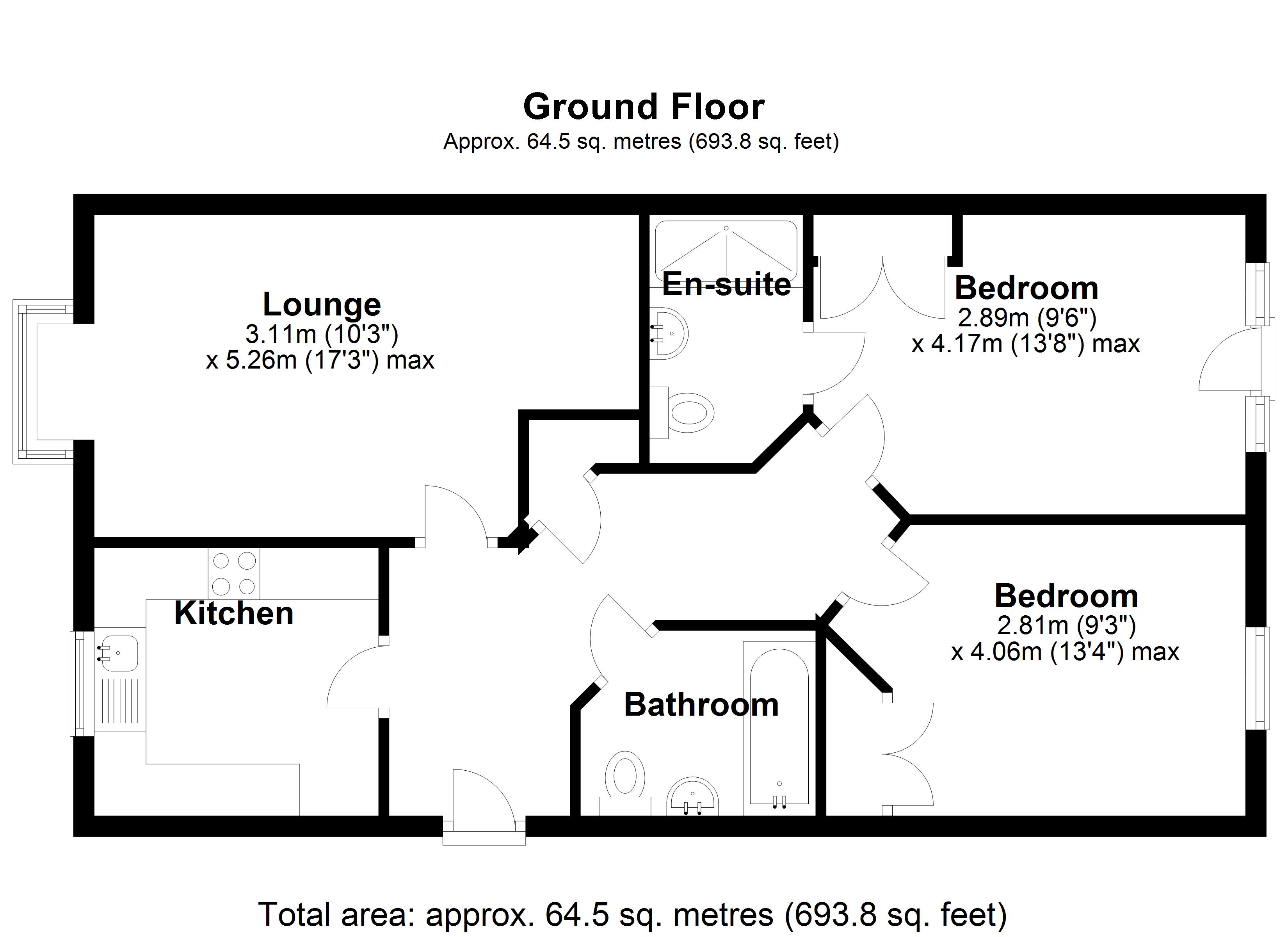 Floorplan for Mulberry Court, Solihull