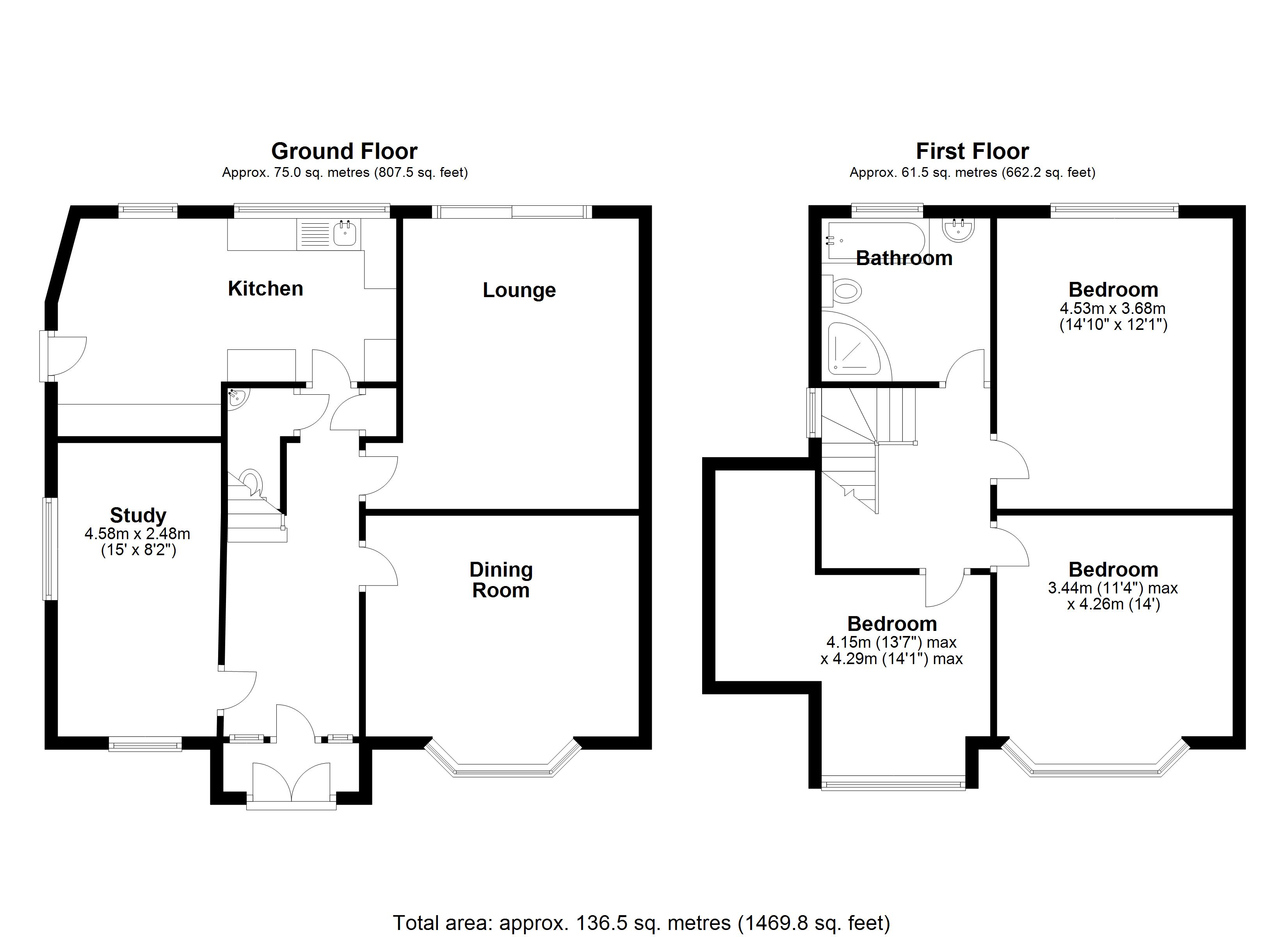 Floorplan for Wilmcote Road, Solihull