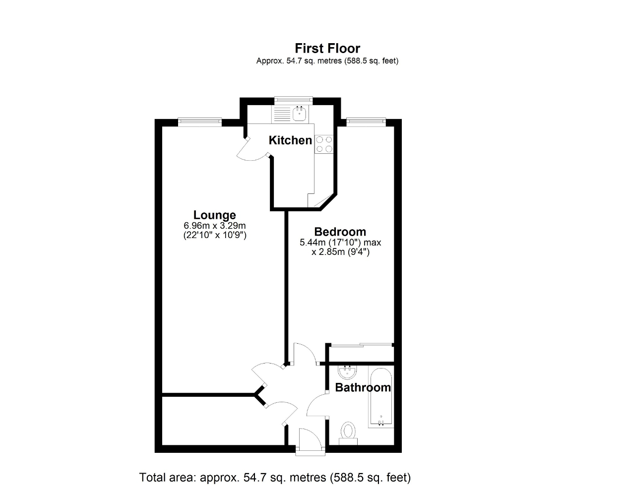 Floorplan for St. Francis Lodge, Solihull