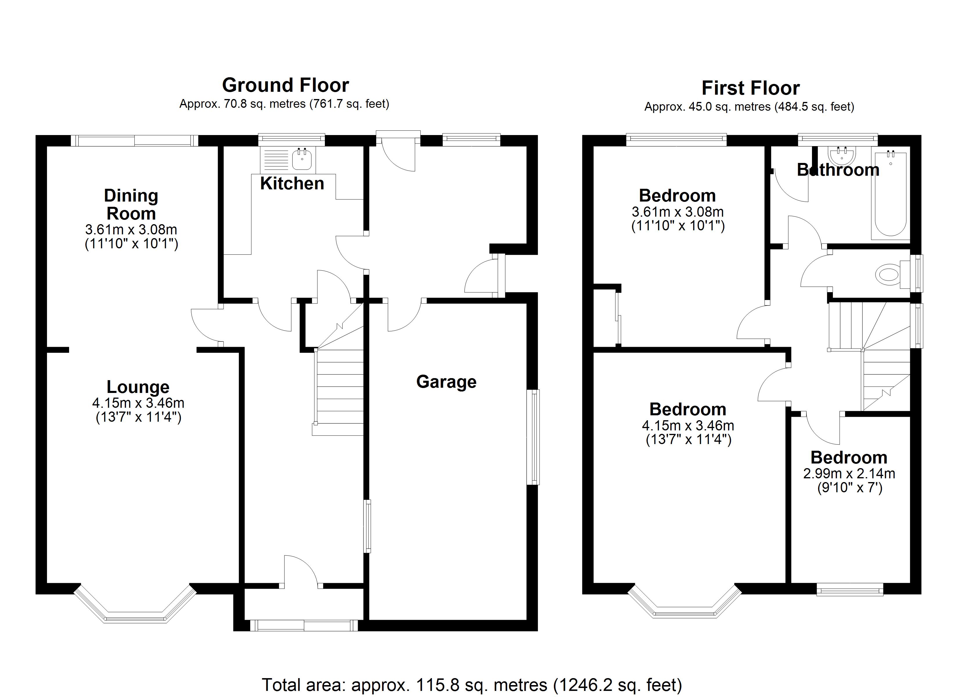 Floorplan for Henley Crescent, Solihull