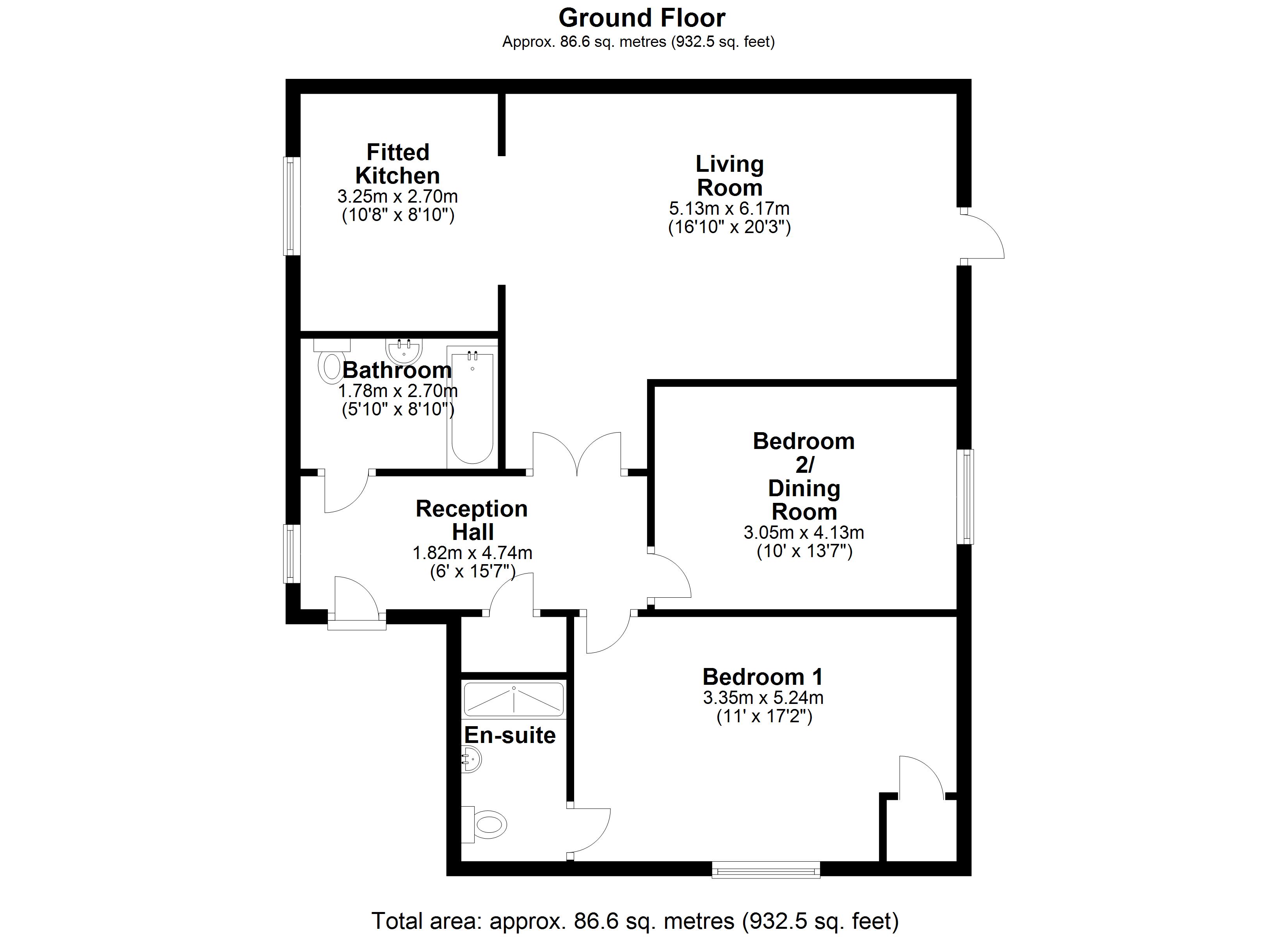 Floorplan for Albany Meadows, Coventry