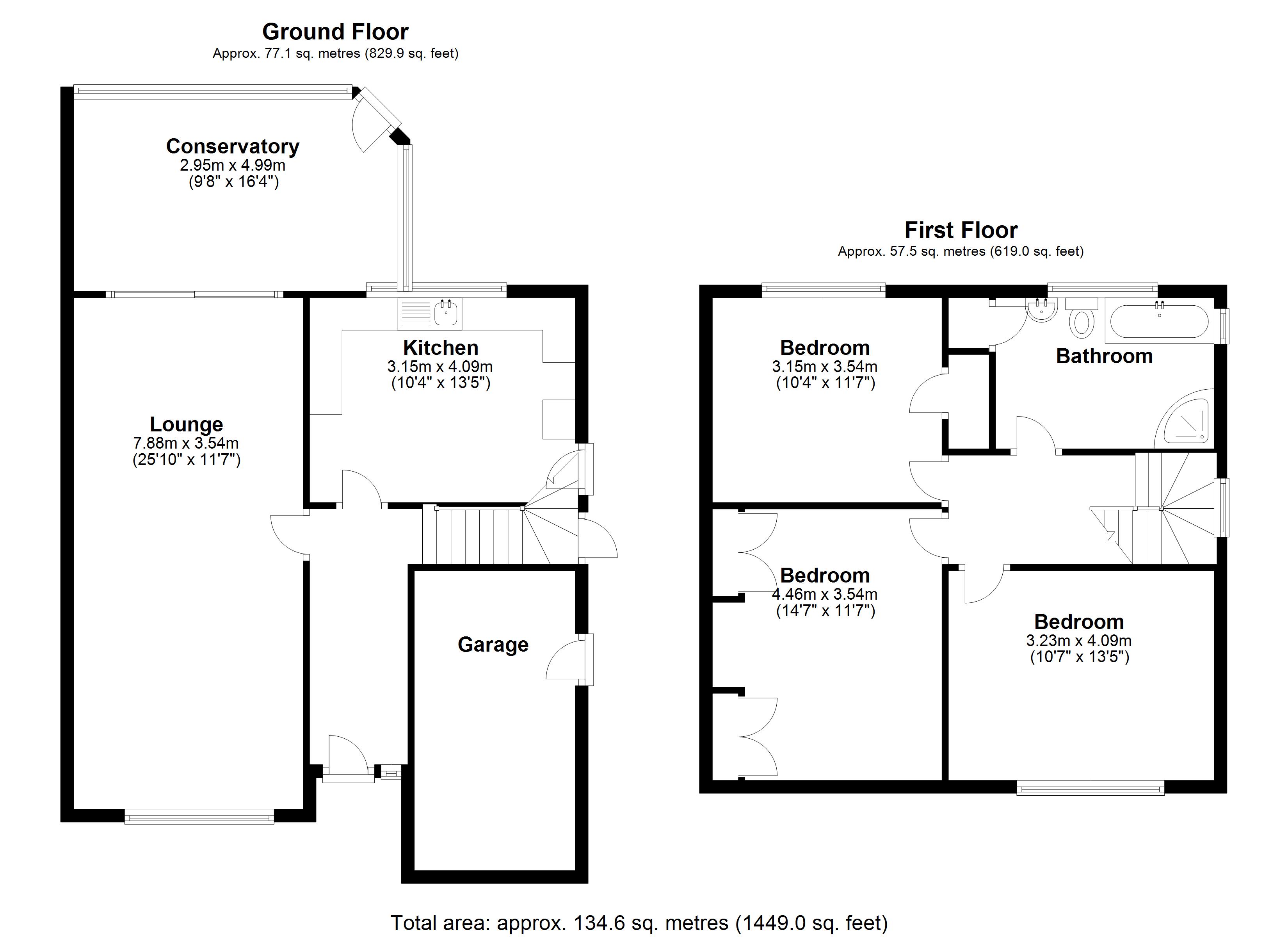 Floorplan for Kenilworth Road, Coventry