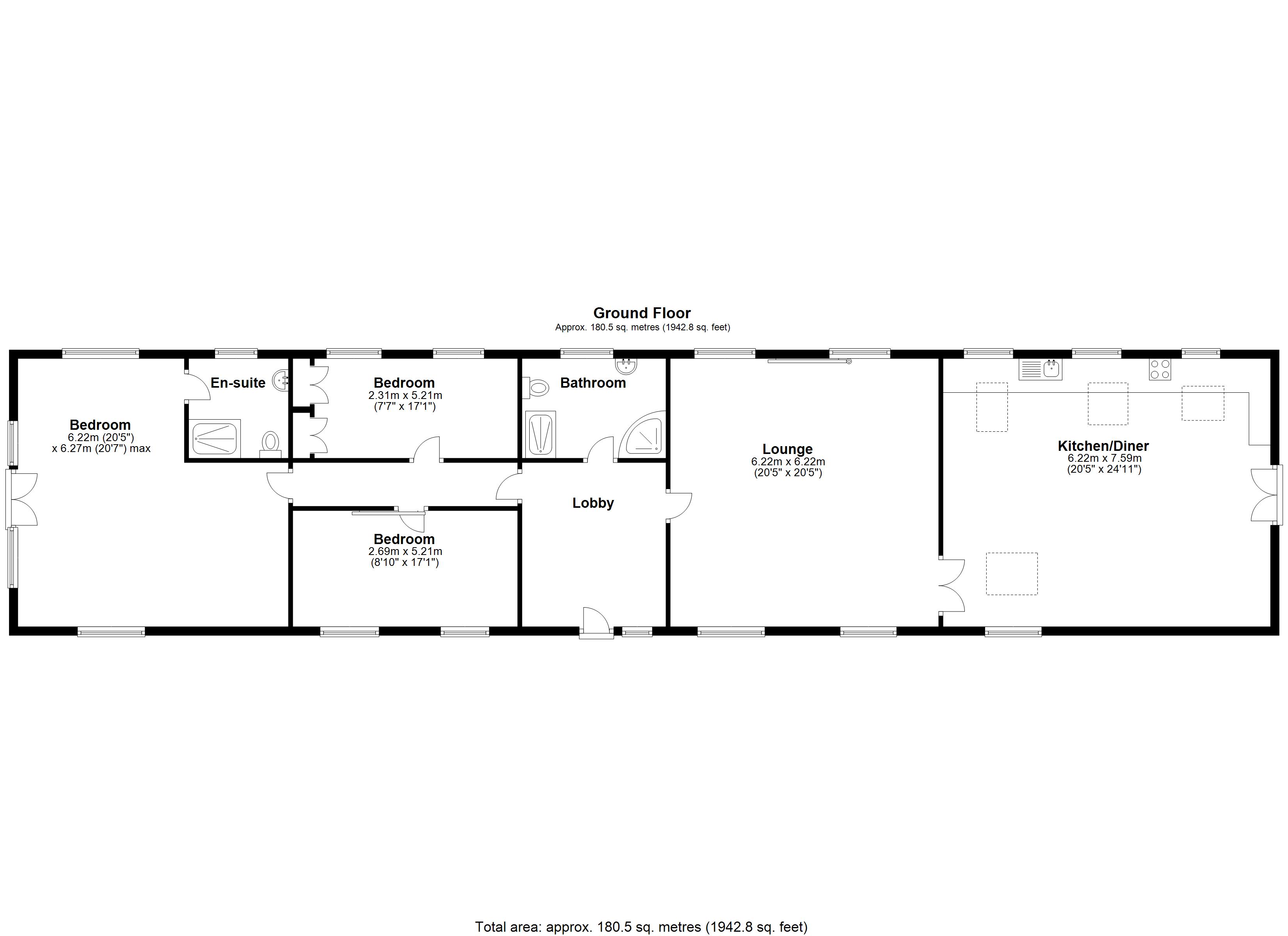 Floorplan for Mythe Lane, Atherstone