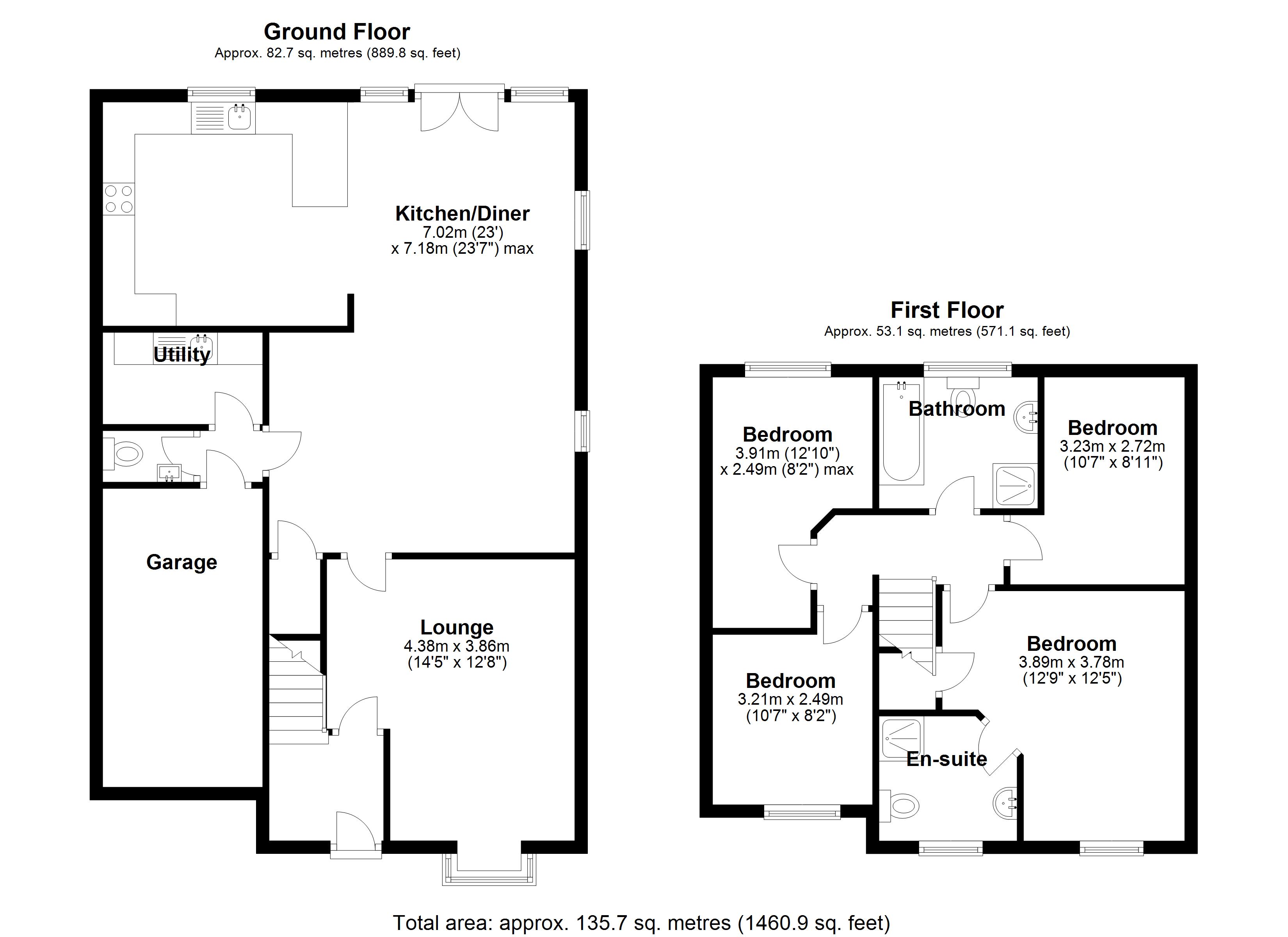 Floorplan for Daytona Drive, Coventry