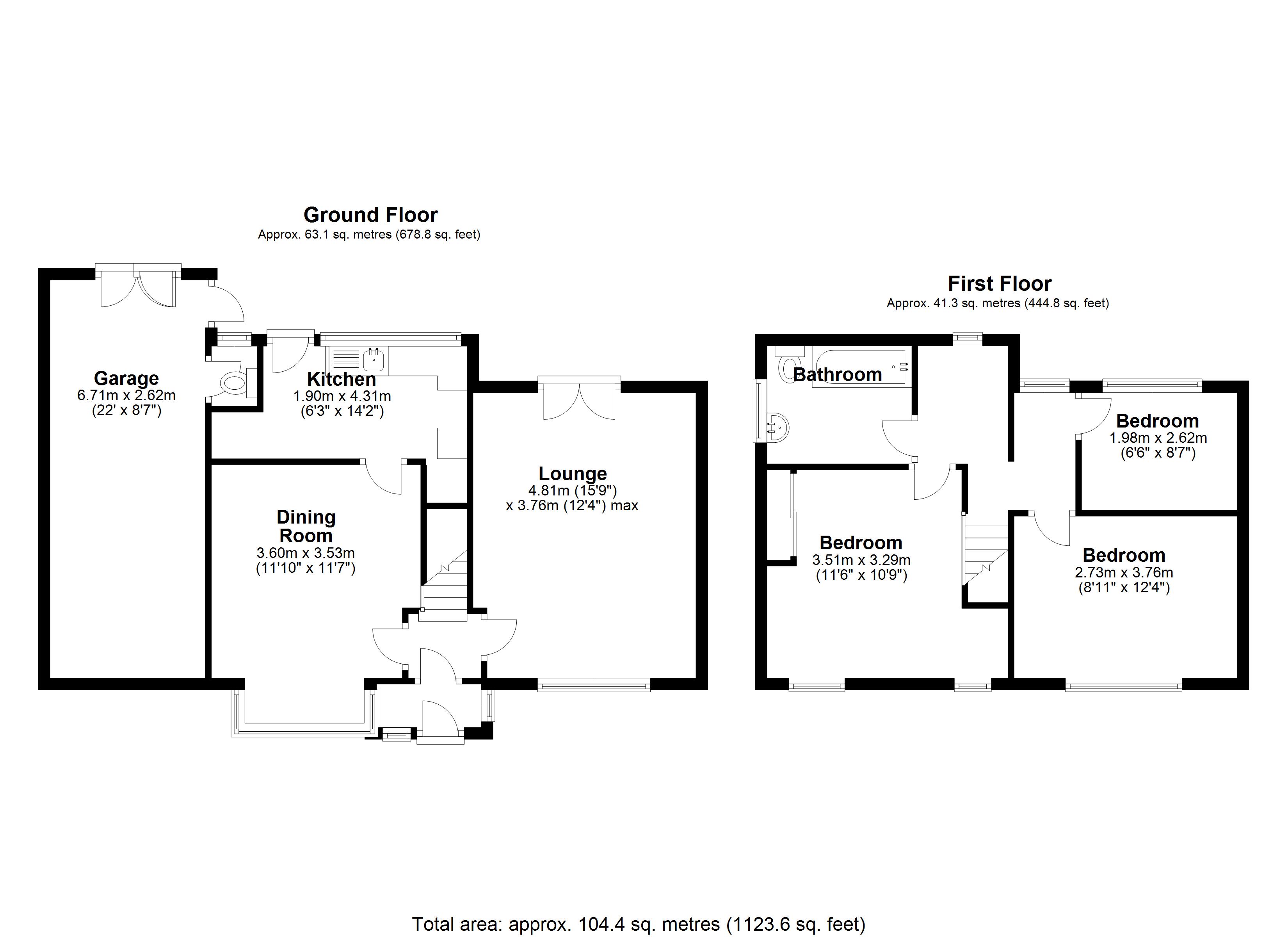 Floorplan for Cornyx Lane, Solihull